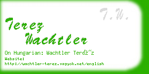 terez wachtler business card